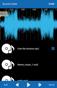 اسکرین شات برنامه MP3 Cutter and Audio Cutter 4