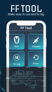اسکرین شات برنامه FF Tools - Fix Lag & Skin Tool 2