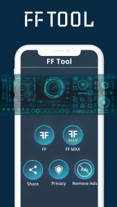 اسکرین شات برنامه FF Tools - Fix Lag & Skin Tool 1