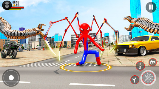 اسکرین شات 2 بازی Spider Game-Stickman Rope Hero