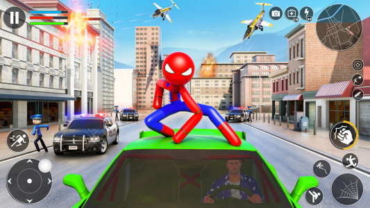 اسکرین شات 8 بازی Spider Game-Stickman Rope Hero