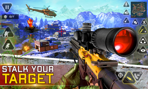اسکرین شات برنامه Sniper Gun Shooting game 2