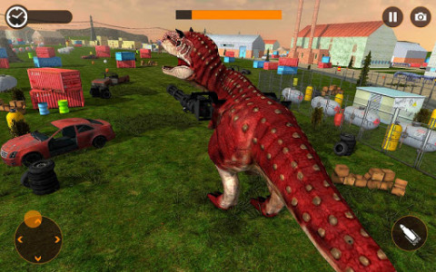 اسکرین شات برنامه Dinosaur City Battle 2019 4