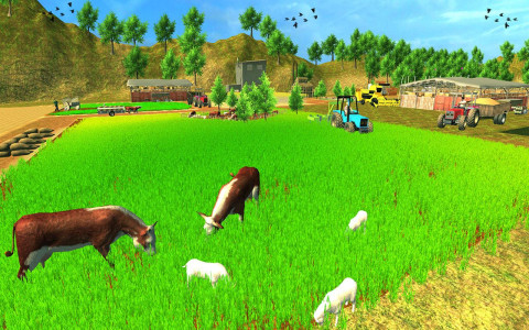 اسکرین شات برنامه New farming simulation 21 : Modern Tractor Sim 8