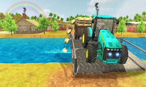 اسکرین شات برنامه New farming simulation 21 : Modern Tractor Sim 4