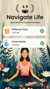 اسکرین شات 1 برنامه Daily Routine Planner PlanEase