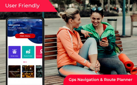 اسکرین شات برنامه Gps Navigation, Maps Go, Navigate & Traffic Alerts 3