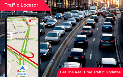 اسکرین شات برنامه Gps Navigation, Maps Go, Navigate & Traffic Alerts 1