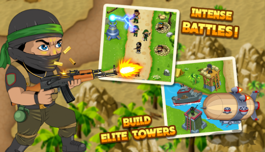 اسکرین شات بازی Turret Defense: BTD Battles 3