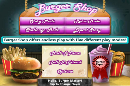 اسکرین شات بازی Burger Shop 2