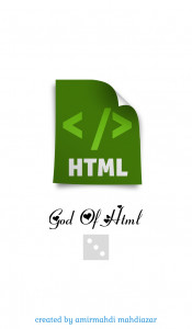 اسکرین شات برنامه خدای html 1