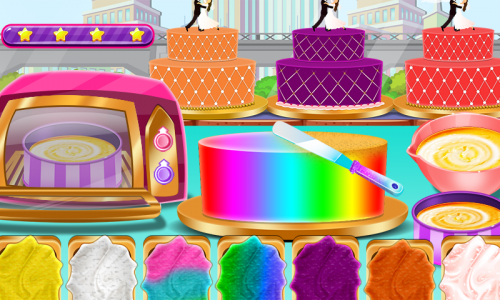 اسکرین شات بازی Wedding Cake Maker Girl Games 3