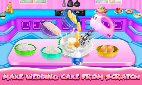 اسکرین شات بازی Wedding Cake Maker Girl Games 6
