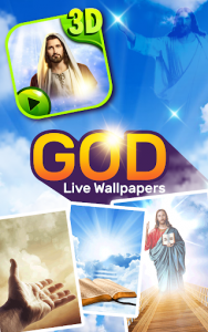 اسکرین شات برنامه God Live Wallpapers 3D 2