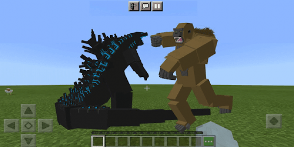 اسکرین شات برنامه War Monster MOD - Godzilla vs Kong Mods For MCPE 1