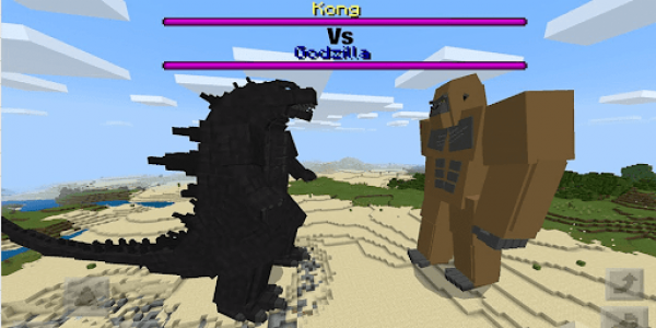 اسکرین شات برنامه War Monster MOD - Godzilla vs Kong Mods For MCPE 3