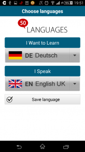 اسکرین شات برنامه Learn German - 50 languages 2