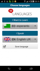 اسکرین شات برنامه Learn Esperanto - 50 languages 2