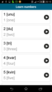 اسکرین شات 6 برنامه Learn Esperanto - 50 languages