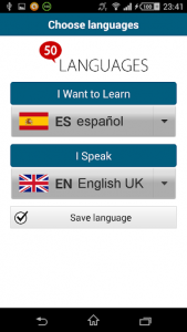 اسکرین شات برنامه Learn Spanish - 50 languages 2