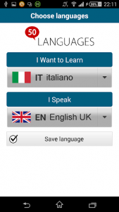 اسکرین شات برنامه Learn Italian - 50 languages 2
