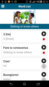 اسکرین شات 4 برنامه Learn Italian - 50 languages