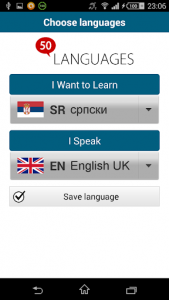 اسکرین شات برنامه Learn Serbian - 50 languages 1