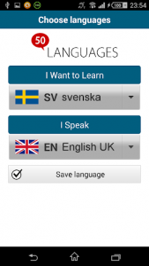 اسکرین شات برنامه Learn Swedish - 50 languages 1