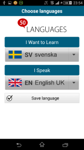 اسکرین شات 1 برنامه Learn Swedish - 50 languages