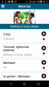 اسکرین شات 3 برنامه Learn Turkish - 50 languages