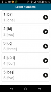 اسکرین شات 5 برنامه Learn Turkish - 50 languages