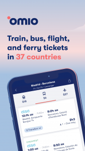 اسکرین شات برنامه Omio: Europe & U.S. Travel App 1