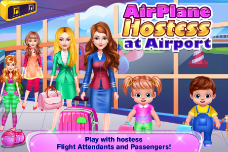 اسکرین شات بازی Flight Attendants Airport Game 2