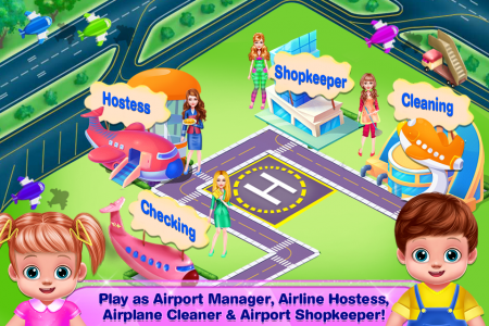 اسکرین شات بازی Flight Attendants Airport Game 4