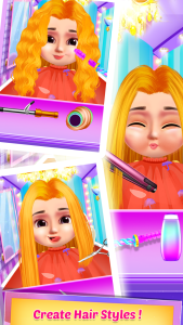 اسکرین شات 5 برنامه Bella Doll Braided Hair Salon