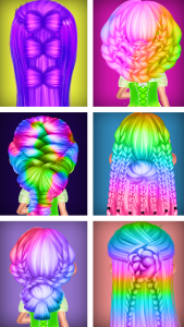 اسکرین شات 3 برنامه Bella Doll Braided Hair Salon