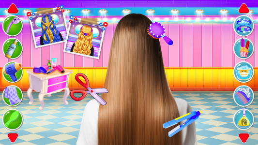 اسکرین شات 2 برنامه Bella Doll Braided Hair Salon