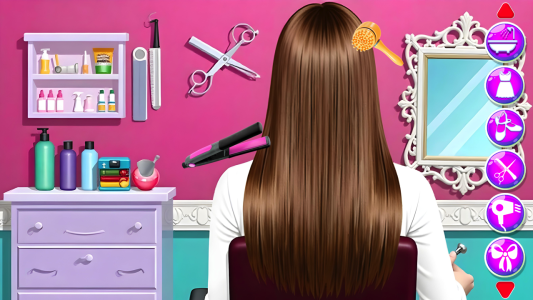 اسکرین شات 1 برنامه Bella Doll Braided Hair Salon