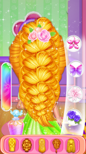 اسکرین شات 8 برنامه Bella Doll Braided Hair Salon