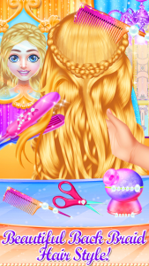 اسکرین شات بازی Braided Hairs Games for Girls 4