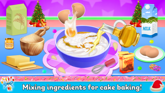 اسکرین شات بازی Christmas Cakes Cooking Bakery 4