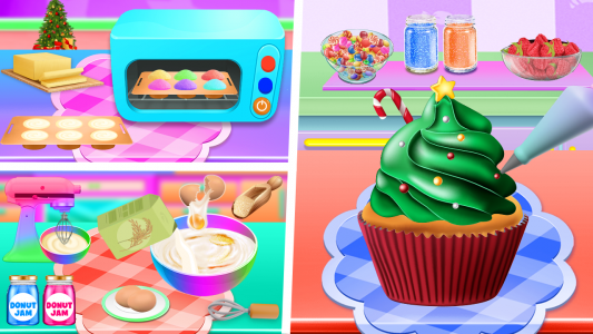 اسکرین شات 3 بازی Christmas Cakes Cooking Bakery