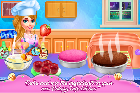 اسکرین شات بازی Doll Bake Tasty Cakes Bakery 3