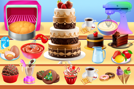 اسکرین شات بازی Doll Bake Tasty Cakes Bakery 2