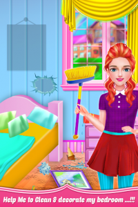 اسکرین شات بازی School Girls New Year Home Cleanup- HouseKeeper 7