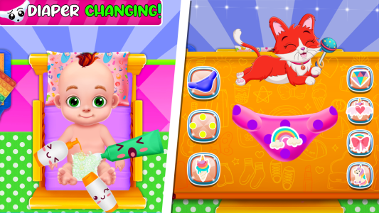 اسکرین شات 5 بازی Babysitter Triplets Chic Care