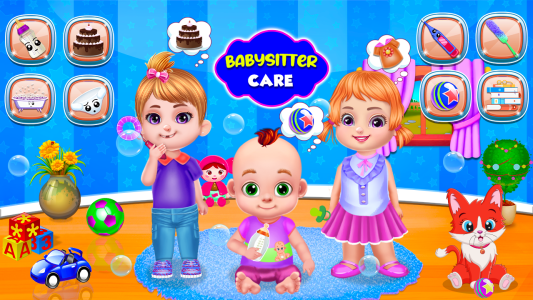 اسکرین شات 4 بازی Babysitter Triplets Chic Care
