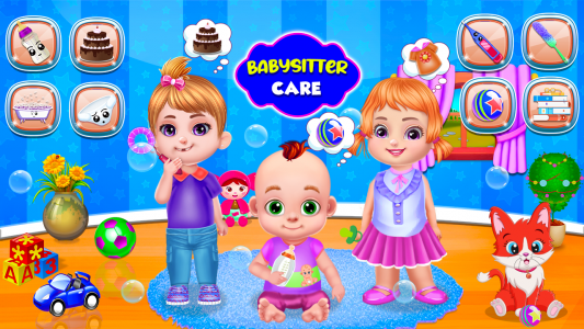 اسکرین شات بازی Babysitter Triplets Chic Care 4