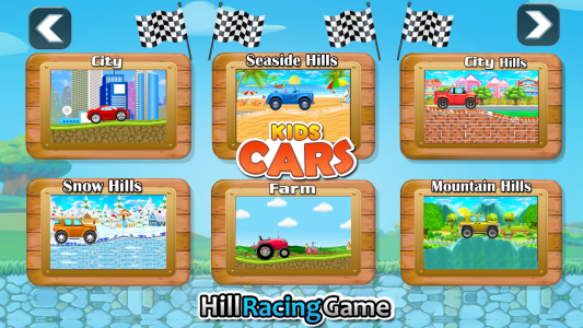 اسکرین شات 7 بازی Kids Cars Hills Racing games