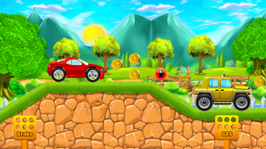 اسکرین شات بازی Kids Cars Hills Racing games 7